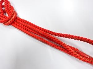 未使用品　正絹　手組帯締め